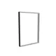 88x125cm - ściana Quadro Modularico M100LED, profil czarny