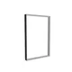 80x125cm - ściana Quadro Modularico M100, profil czarny
