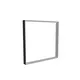 100x100cm - ściana Quadro Modularico M100LED, profil czarny