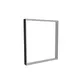 90x100cm - ściana Quadro Modularico M100, profil czarny