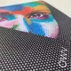100x100cm - Folia polimerowa One Way Vision Contravision, druk UV Gel - docięcie do formatu