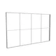 500x300cm - ścienna rama S150D LED, profil srebrny