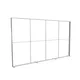 500x300cm - stojąca rama S150D LED, profil srebrny, stopy