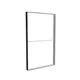 150x250cm - ściana standardowa Modularico M150LED, profil czarny
