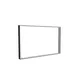 200x125cm - ściana standardowa z wyjściem górnym Modularico M150LED, profil czarny