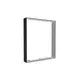 85x100cm - ściana standardowa Modularico M150LED, profil czarny