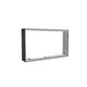 85x50cm - ściana standardowa z wyjściem górnym Modularico M150LED, profil czarny