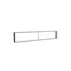 285x50cm - ściana standardowa Modularico M150LED, profil czarny