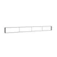 585x50cm - ściana standardowa z wyjściem górnym Modularico M150LED, profil czarny