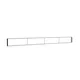 600x50cm - ściana standardowa Modularico M150LED, profil czarny