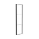 85x350cm - ściana standardowa z wyjściem górnym Modularico M150LED, profil czarny