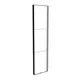 100x400cm - ściana standardowa Modularico M150LED, profil czarny
