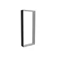 50x125cm - ściana standardowa Modularico M150, profil czarny