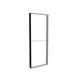 98x250cm - ściana standardowa Modularico M150, profil czarny