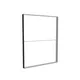 200x250cm - ściana standardowa Modularico M150, profil czarny