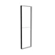 85x300cm - ściana standardowa z wyjściem górnym Modularico M150, profil czarny
