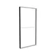 150x300cm - ściana standardowa Modularico M150, profil czarny