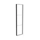 85x350cm - ściana standardowa Modularico M150, profil czarny