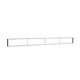 600x50cm - ściana standardowa Modularico M150, profil czarny