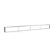 600x50cm - nadstawka ściany Modularico M150LED, profil czarny