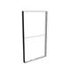 150x270cm - sufit Modularico M150LED, profil czarny