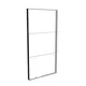 185x370cm - sufit Modularico M150LED, profil czarny