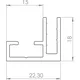 S18 - profil aluminiowy Smart Frame, czarny