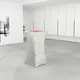 Cocktailtisch 80cm, Husse mit Grafik auf Super Stretch Stoff