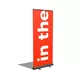 Roll-up Corvus Black 85cm, grafika Blockout Whiteback