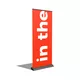 Roll-up Meles Black 85cm, grafika Blockout Whiteback