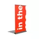Roll-up Meles Black 100cm, grafika Blockout Whiteback