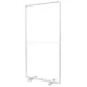 100x250cm - ścianka Smart Frame GO Led, srebrna, grafika dwustronna Samba ST Sub