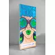 100x200cm - Smart Frame GO LED wall, black, double-sided graphic Samba ST Sub