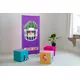 100x200cm - Smart Frame GO LED wall, black, double-sided graphic Samba ST Sub