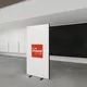 100x200cm - Smart Frame GO LED wall, black, double-sided graphic Samba ST Sub