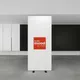 100x230cm - ścianka Smart Frame GO Led, czarna, grafika dwustronna Samba ST Sub