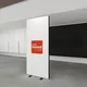 100x230cm - ścianka Smart Frame GO Led, czarna, grafika dwustronna Samba ST Sub