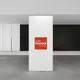 100x230cm - ścianka Smart Frame GO Led, srebrna, grafika dwustronna Samba ST Sub