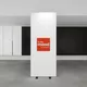 100x250cm - ścianka Smart Frame GO Led, czarna, grafika dwustronna Samba ST Sub