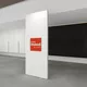 100x250cm - ścianka Smart Frame GO Led, srebrna, grafika dwustronna Samba ST Sub