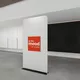 Stand Plate, grafika jednostronna - 120x230cm
