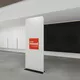 Stand Plate, grafika jednostronna - 90x230cm