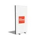 100x200cm - Smart Frame GO LED wall, black, double-sided graphic Samba ST Sub