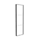 150x400cm - ściana standardowa Modularico M150LED, profil czarny