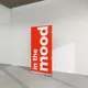 Roll-up Testudo 100cm, grafika Blockout Whiteback