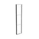 83x400cm - ściana standardowa Modularico M150LED, profil czarny