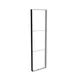 98x350cm - ściana standardowa Modularico M150LED, profil czarny