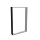 83x125cm - ściana standardowa z wyjściem górnym Modularico M150LED, profil czarny