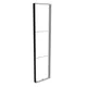 83x350cm - ściana standardowa z wyjściem górnym Modularico M150LED, profil czarny