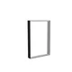 83x125cm - ściana standardowa Modularico M150, profil czarny